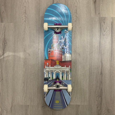 Скейтборд в сборе BroStuff - City Moscow 8.0 Скейтборд в сборе BroStuff - City Moscow 8.0
